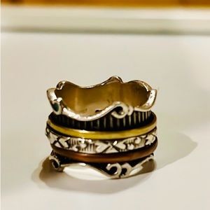 Sterling Silver Spinner Ring
